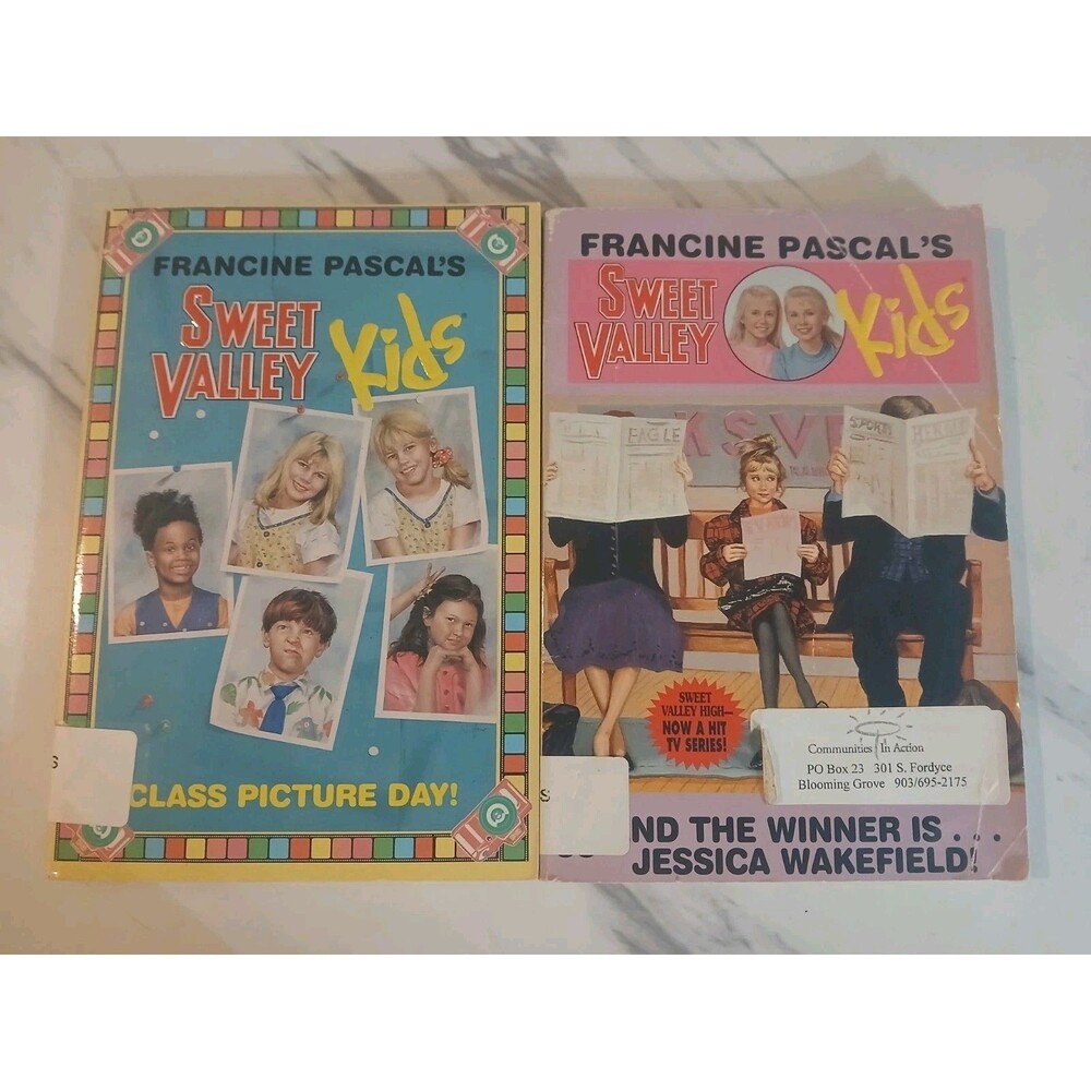 Sweet Valley Kids 2 Book lot Vintage Francine Pascal 1989